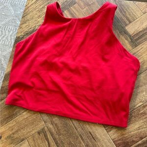 Athleta Red Sleeveless Women's Top